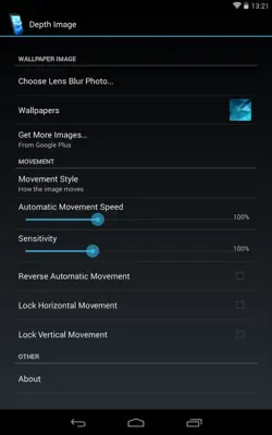 Depth Photo Live Wallpaper android App screenshot 0